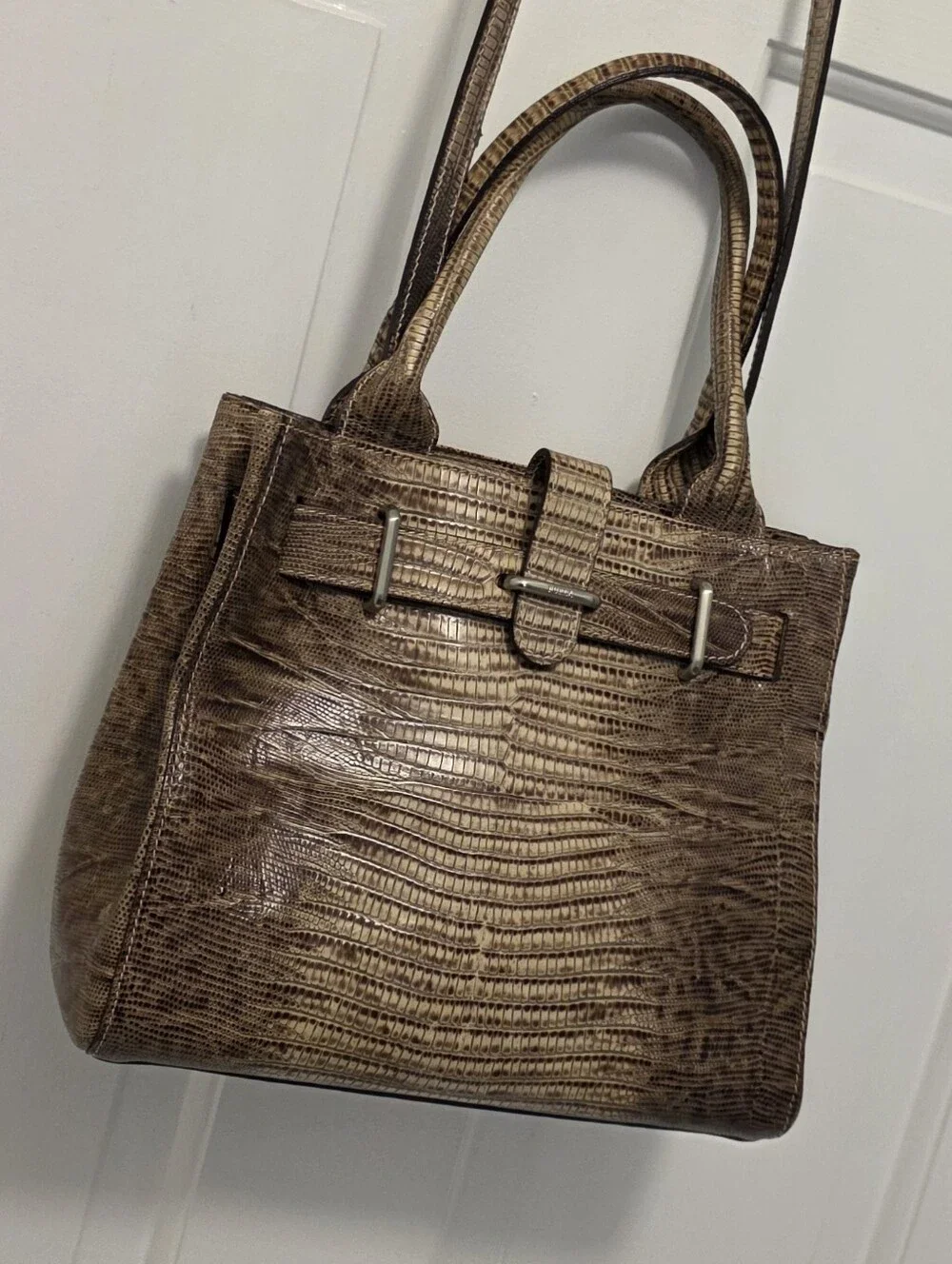 Furla textured brown